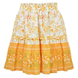 Classic Bohemian Print Drawstring Skirts - The.MaverickLife